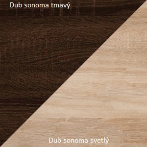 WIP TV stolik Orion Farba: Dub sonoma tmavý / dub sonoma svetlý