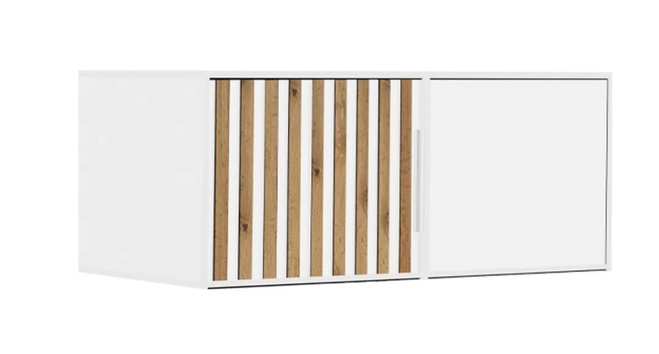 ArtStol Nadstavec ku skrini BALI LUX D2 | biela