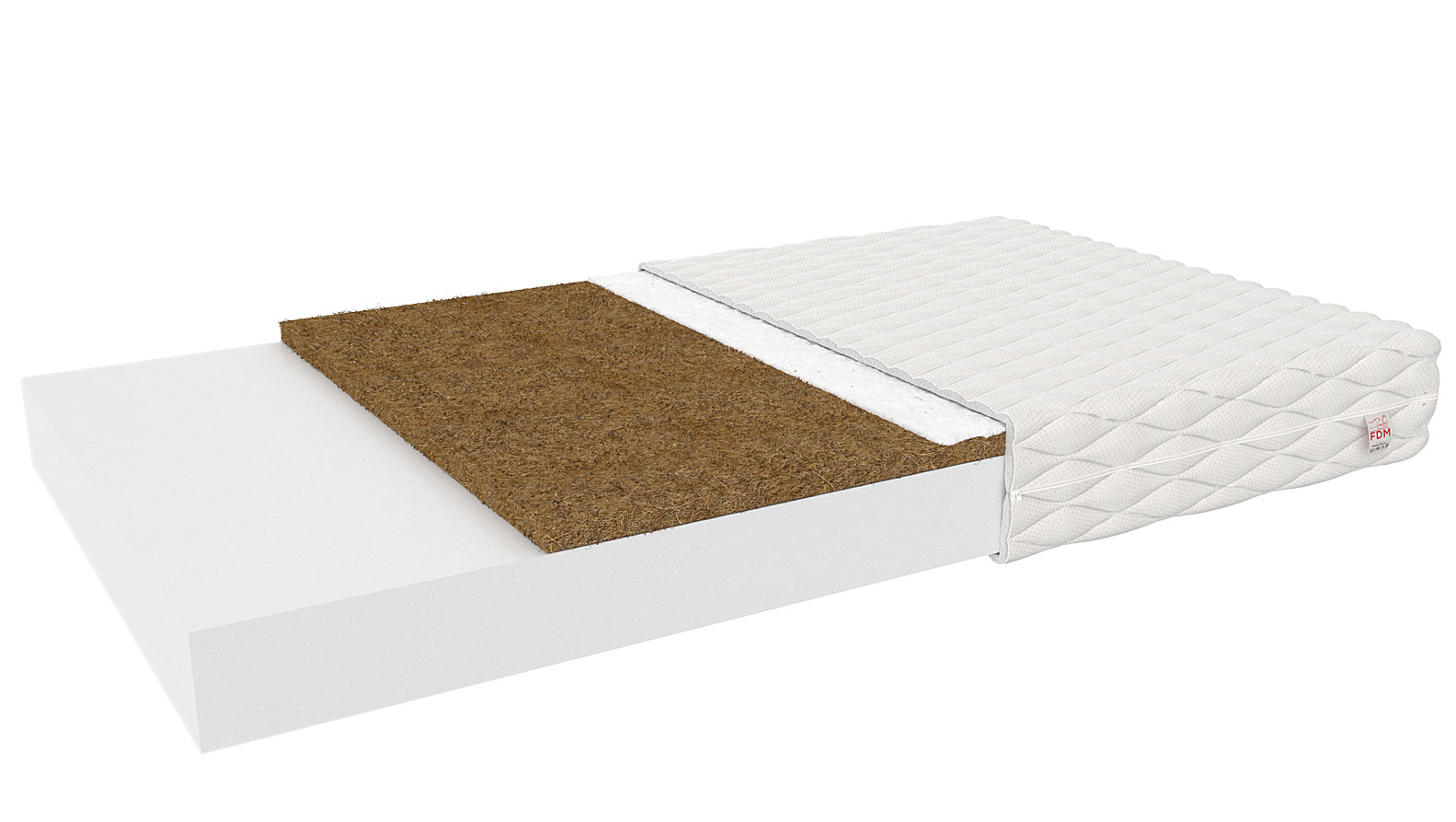 FDM Penový matrac BABY COCO MAX Aloe | 80 x 200 cm