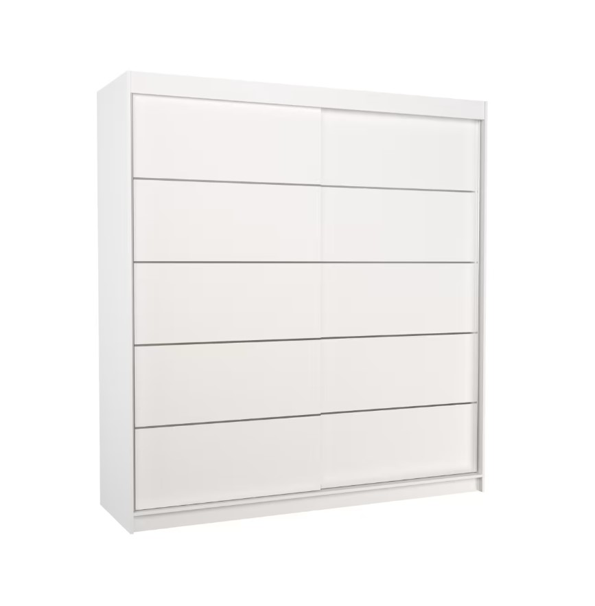 ArtAdrk Šatníková skriňa ESTEVA | biela 200 cm
