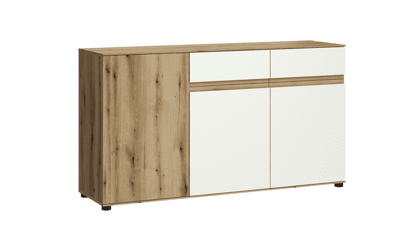 ArtExt Komoda CAMINO 3D2S | dub evoke/biela