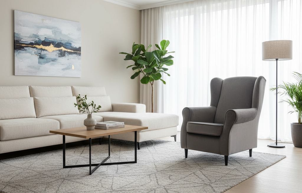 Signal Kreslo BARON VELVET | sivá