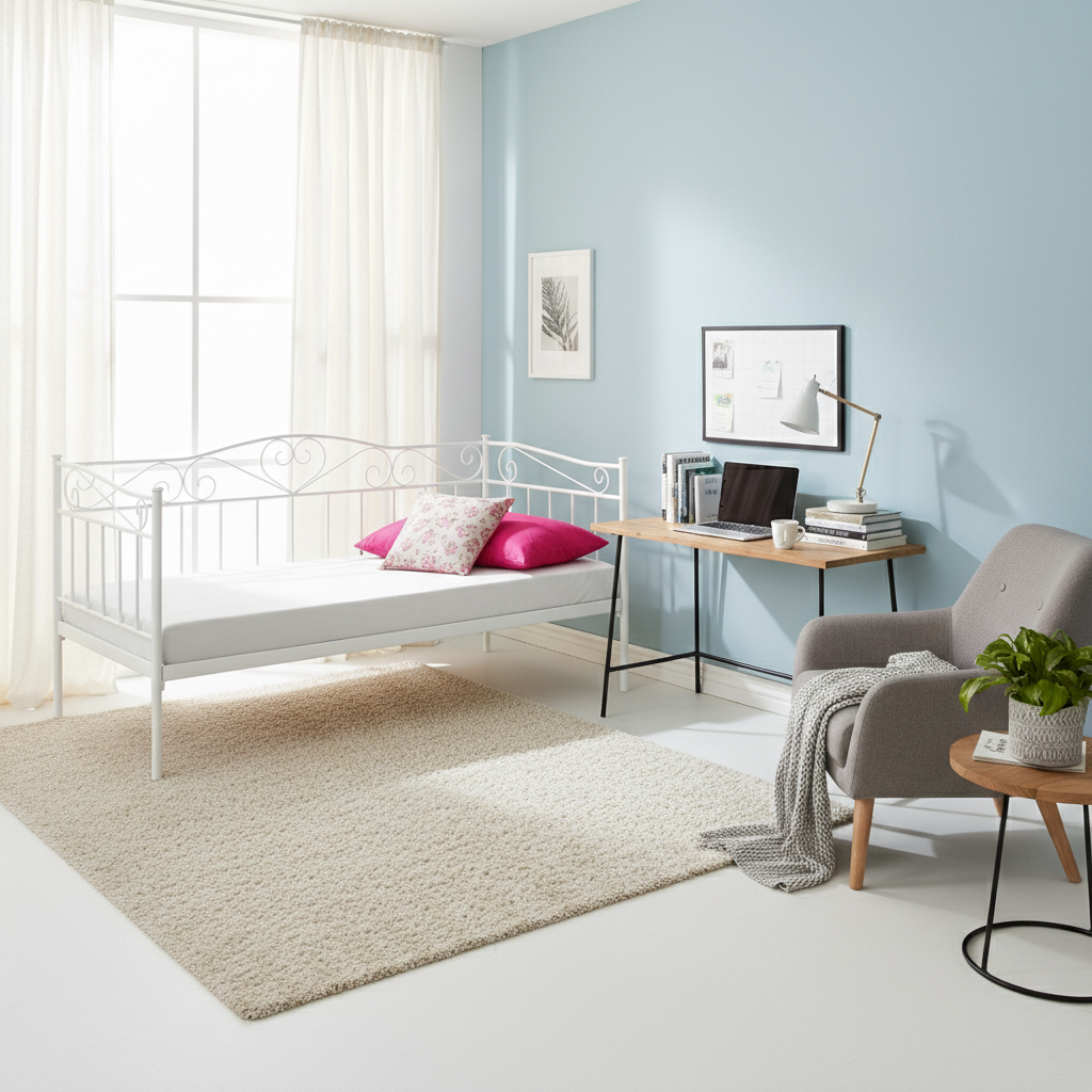 Signal Jednolôžková posteľ BIRMA | biela 90 x 200 cm