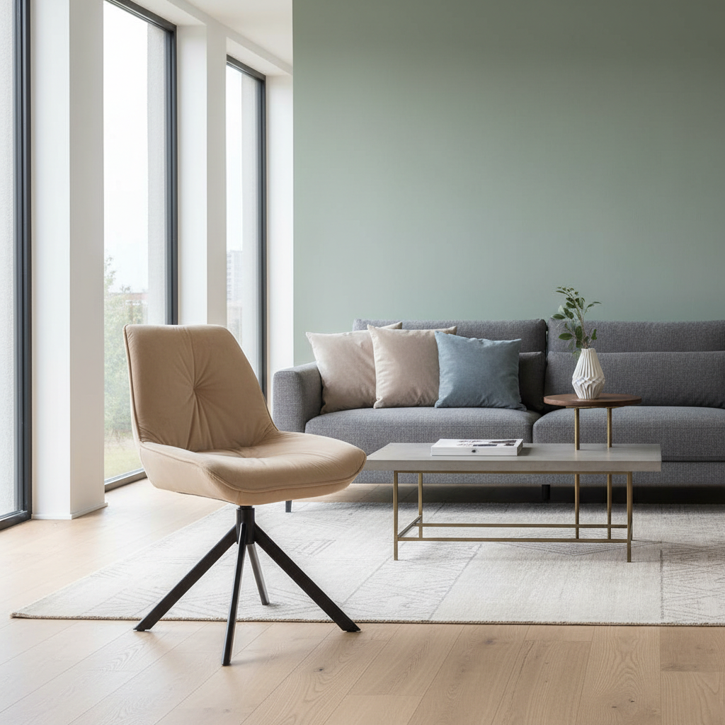 Signal Kreslo BOOGIE I Velvet | béžová