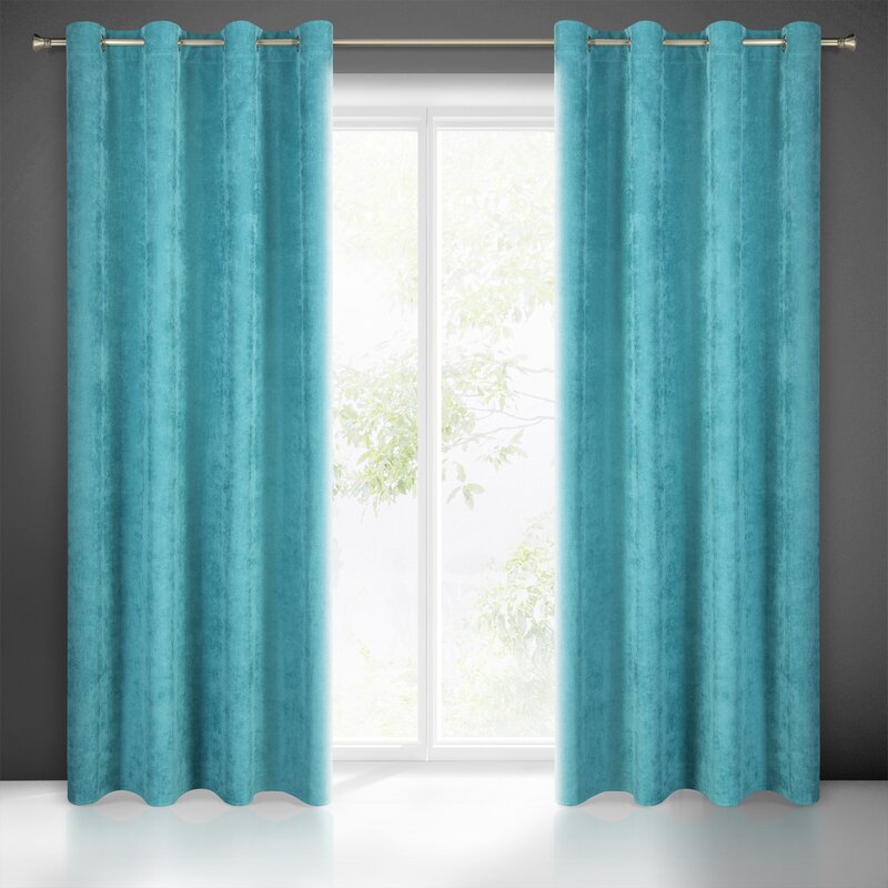 ArtFir Záves JULIE K | tyrkysová 140 x 250 cm