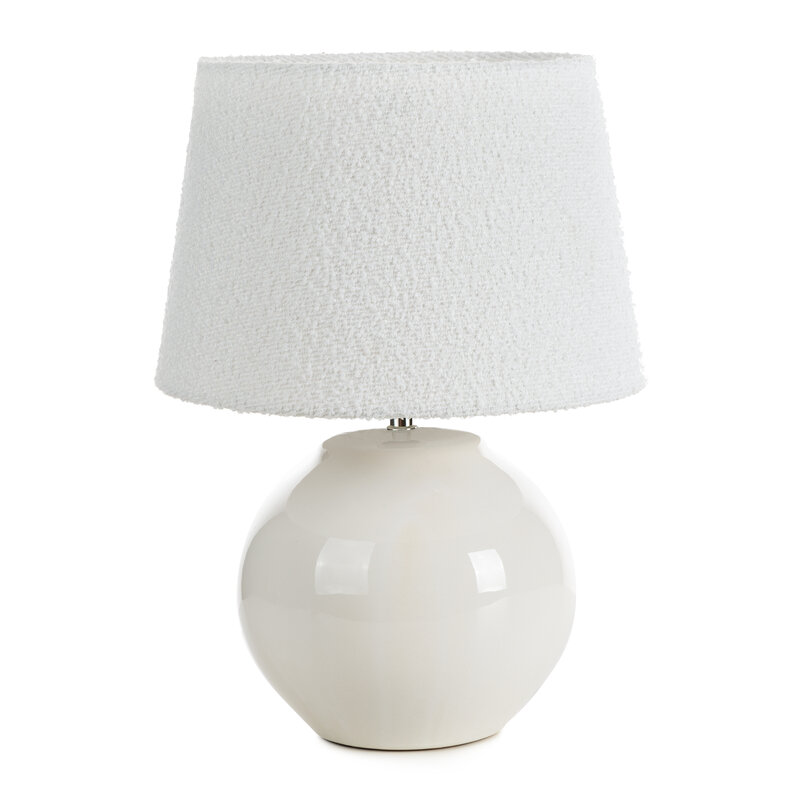 ArtFir Stolná lampa COLINS 01 | biela 37 x 50 cm