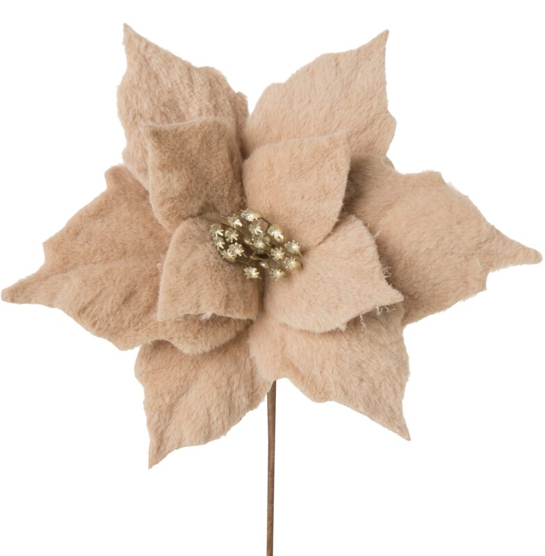 ArtFir Vianočný kvet 246 | béžová 22 cm