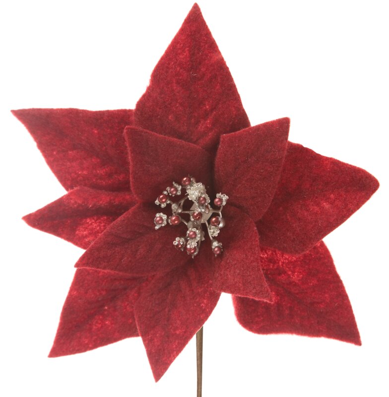 ArtFir Vianočný kvet 264 | červená 30 x 14 cm