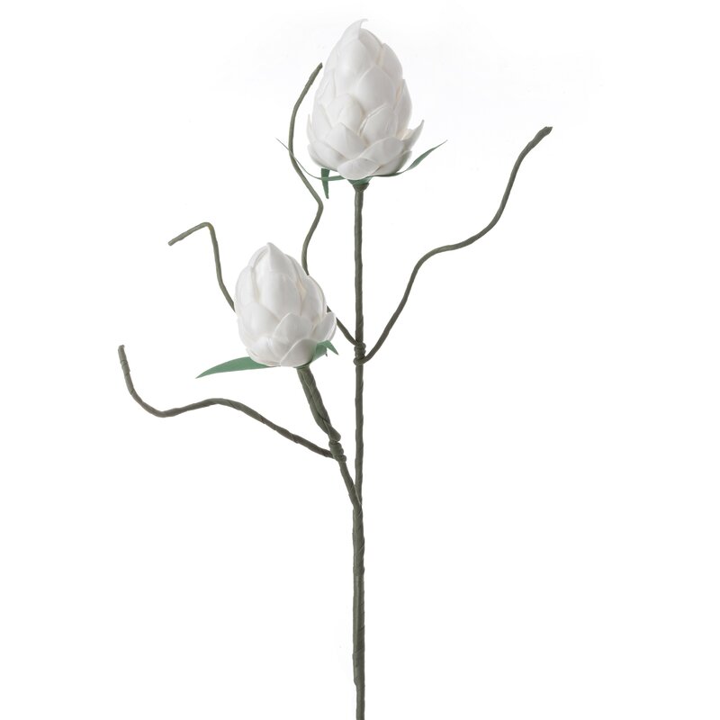 ArtFir Umelý kvet FLORE 738 | biela 93 cm