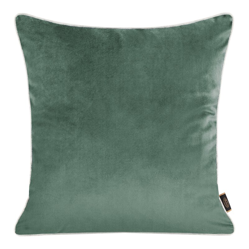 ArtFir Obliečka na vankúš VELVET 57D | mätová/svetlosivá 45 x 45 cm