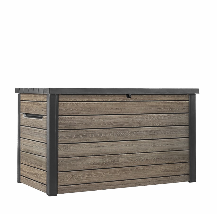 KETER Záhradný úložný box DECO DASHBOARD STORAGE 870L | jaseň