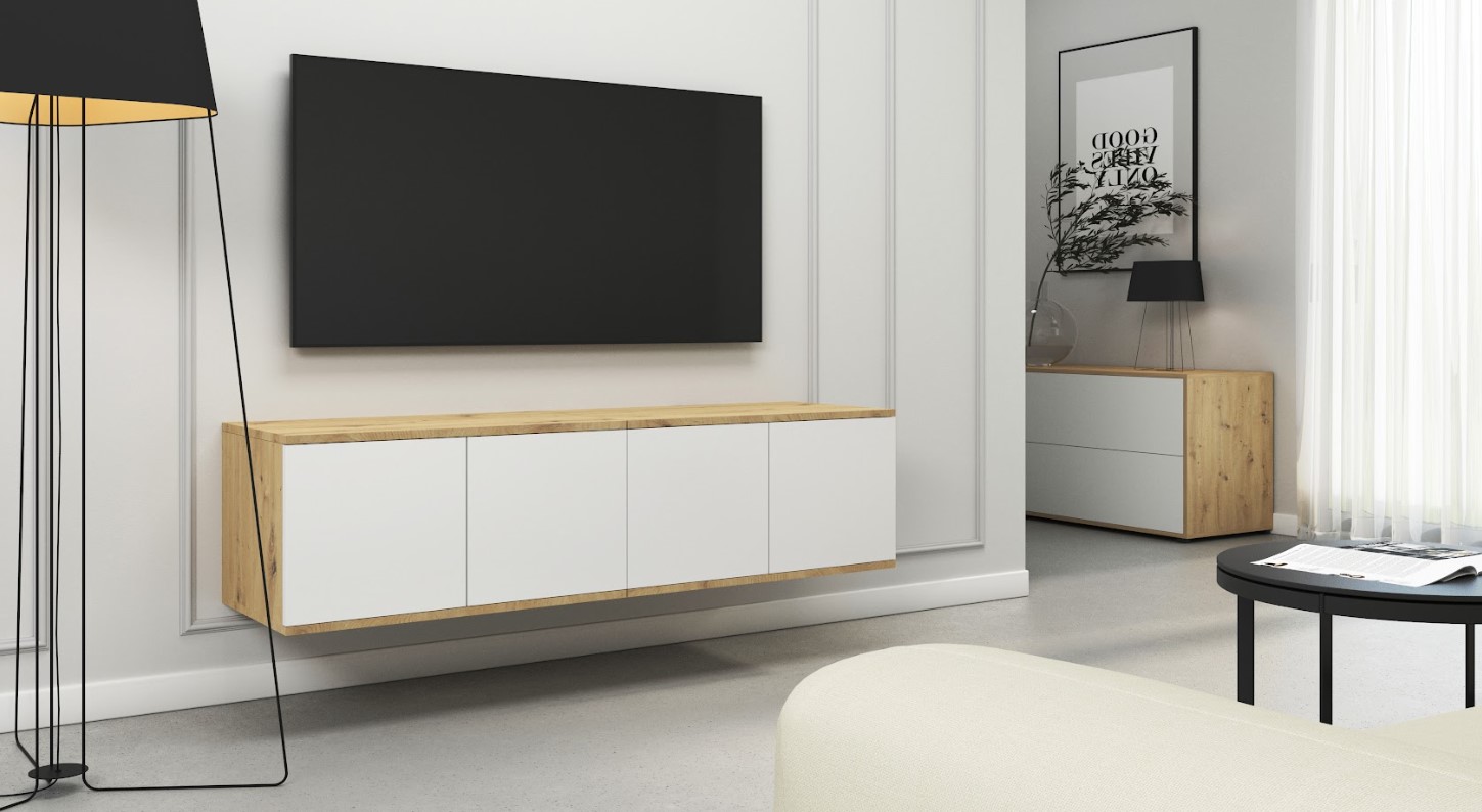 ArtPK Závesný TV stolík SEVILLA | 140 cm