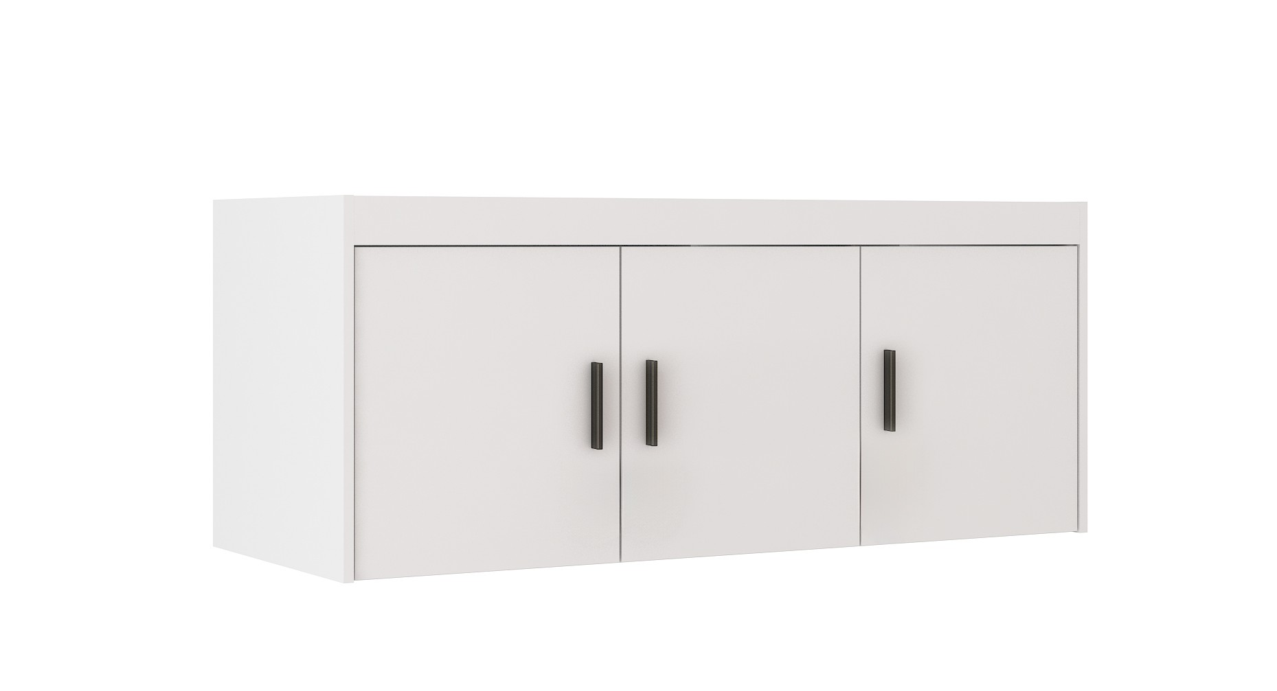 ArtLemp Nadstavec na šatníkovú skriňu ELLEN 3D | biela