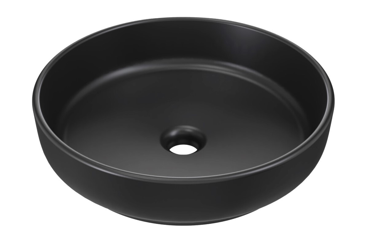 ArtCom Keramické umývadlo RIVER 1 E-6595 | čierny mat 40 cm