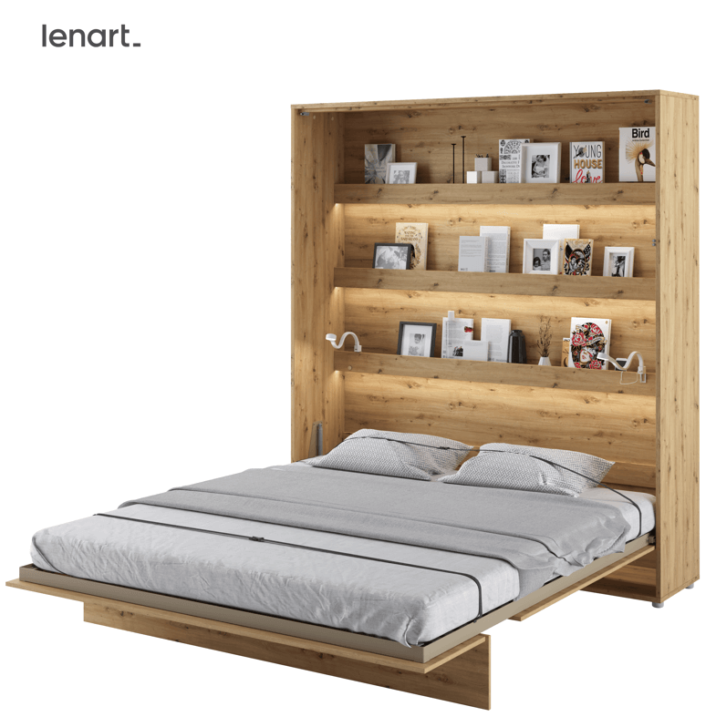 Dig-net nábytok Sklápacia posteľ Lenart BED CONCEPT BC-13 dub artisan | 180 x 200 cm