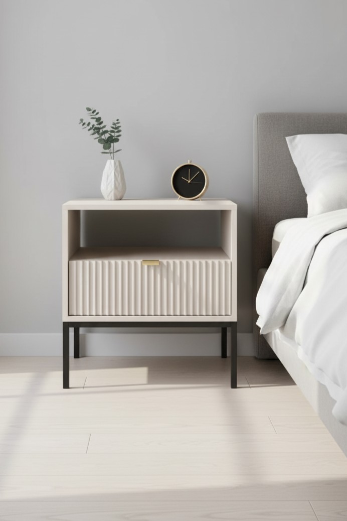 ArtPS Nočný stolík MONA S-54 | cashmere