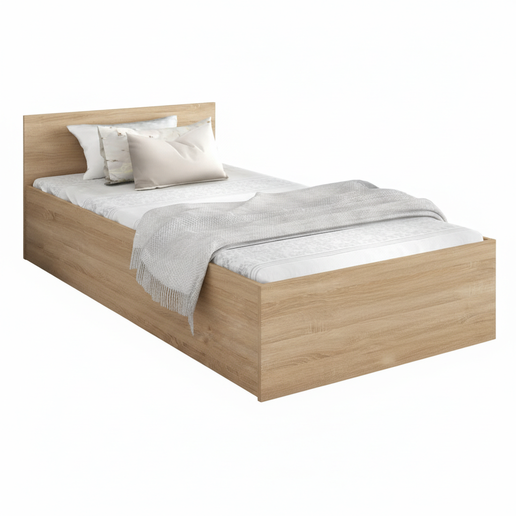 Elvisia Posteľ DESA s roštom | 90 x 200 cm Farba: dub sonoma