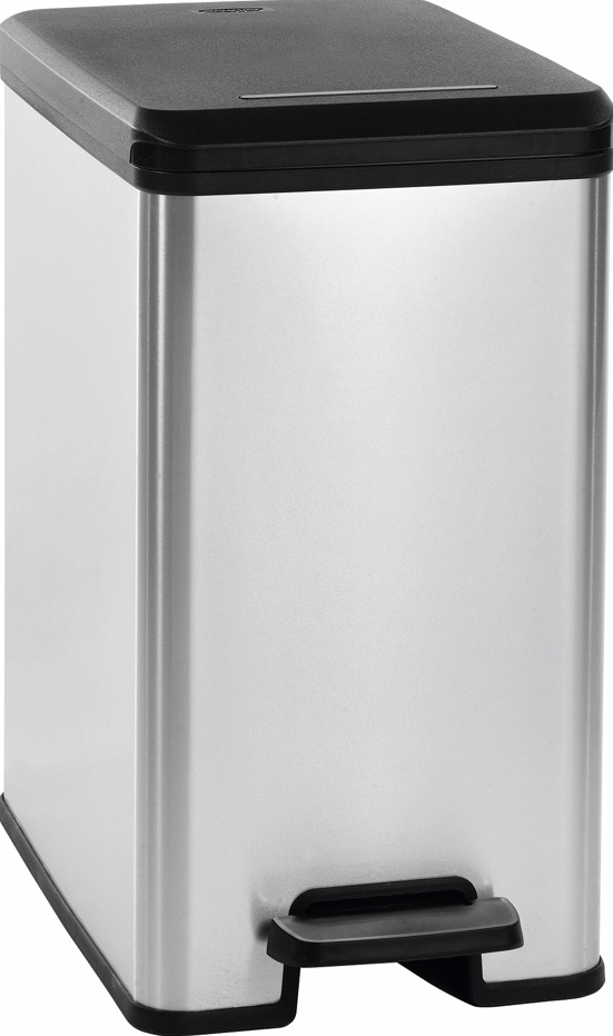 CURVER Odpadkový kôš SLIM BIN 25l | strieborná