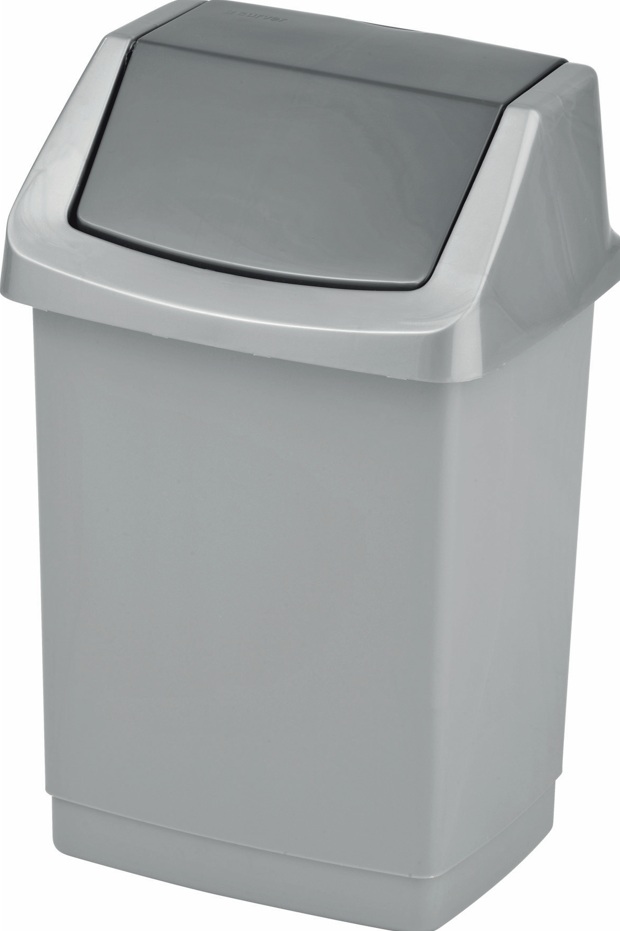 CURVER Odpadkový kôš CLICK-IT 50L | strieborná