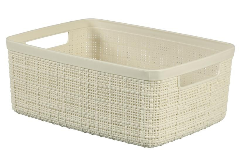 CURVER Košík JUTE S 5L | béžová