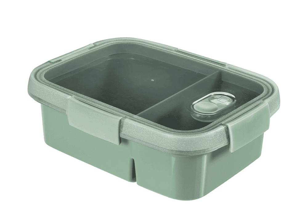 CURVER Delená dóza SMART TO GO ECO 0,6l + 0,3l | svetlozelená