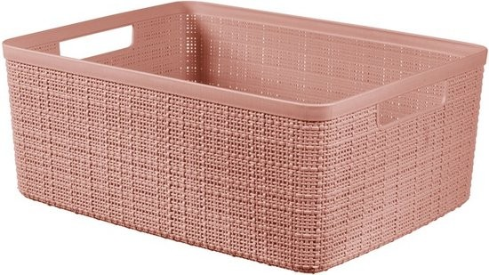 CURVER Košík JUTE M 12L | ružová