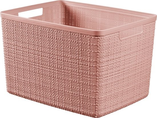 CURVER Košík JUTE L 20L | ružová