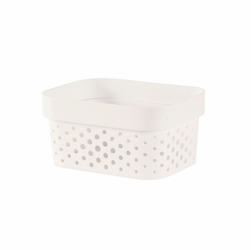 CURVER Úložný box INFINITY DOTS 1.4L | biela