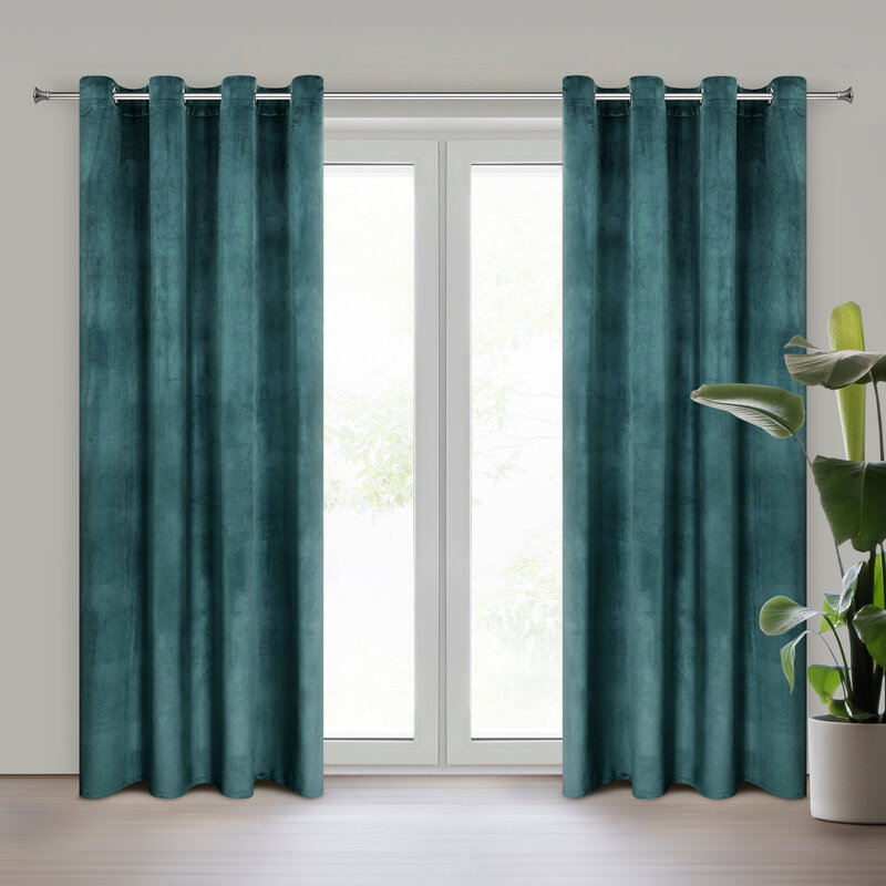 ArtFir Zatemňovací záves MELANIE K | tmavomodrá 140 x 250 cm