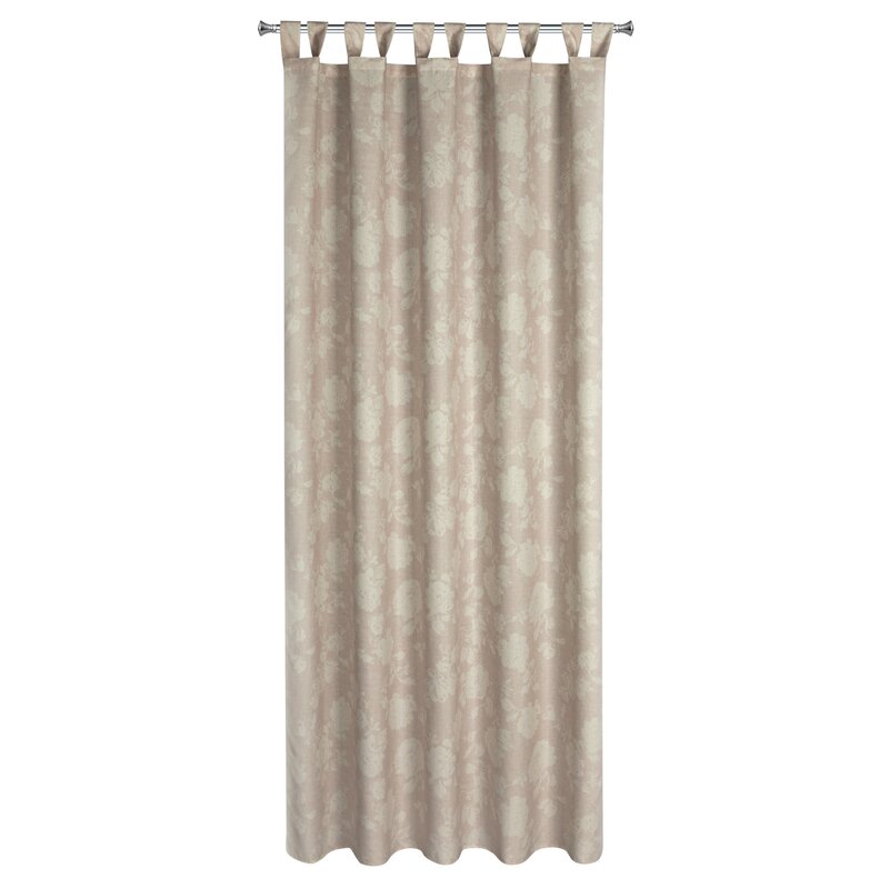 ArtFir Záves na terasu GARDEN 15 PU | púdrovoružová/krémová 155 x 240 cm