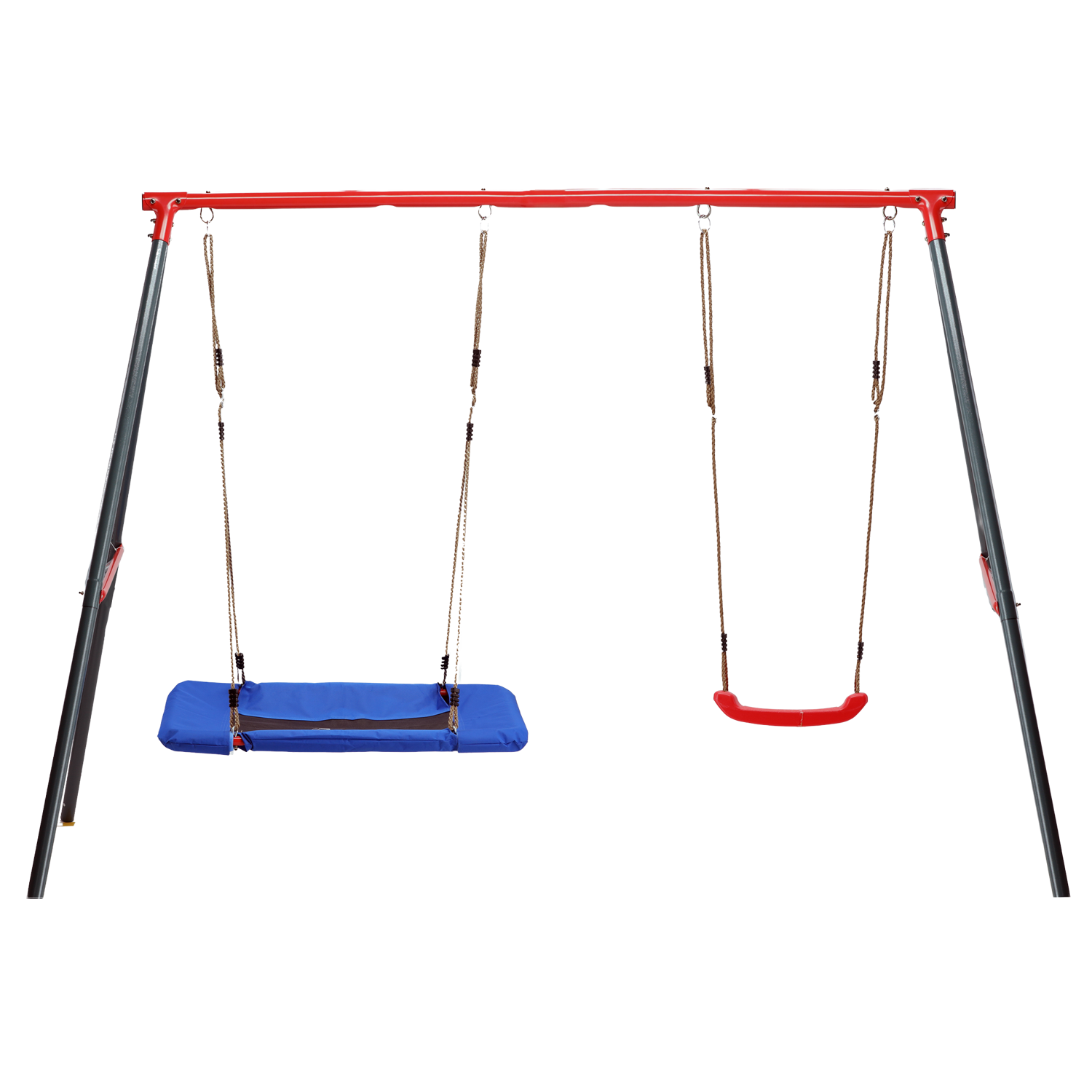 Chomik Detská záhradná hojdačka CHILL s bocianím hniezdom | farebná 290 cm