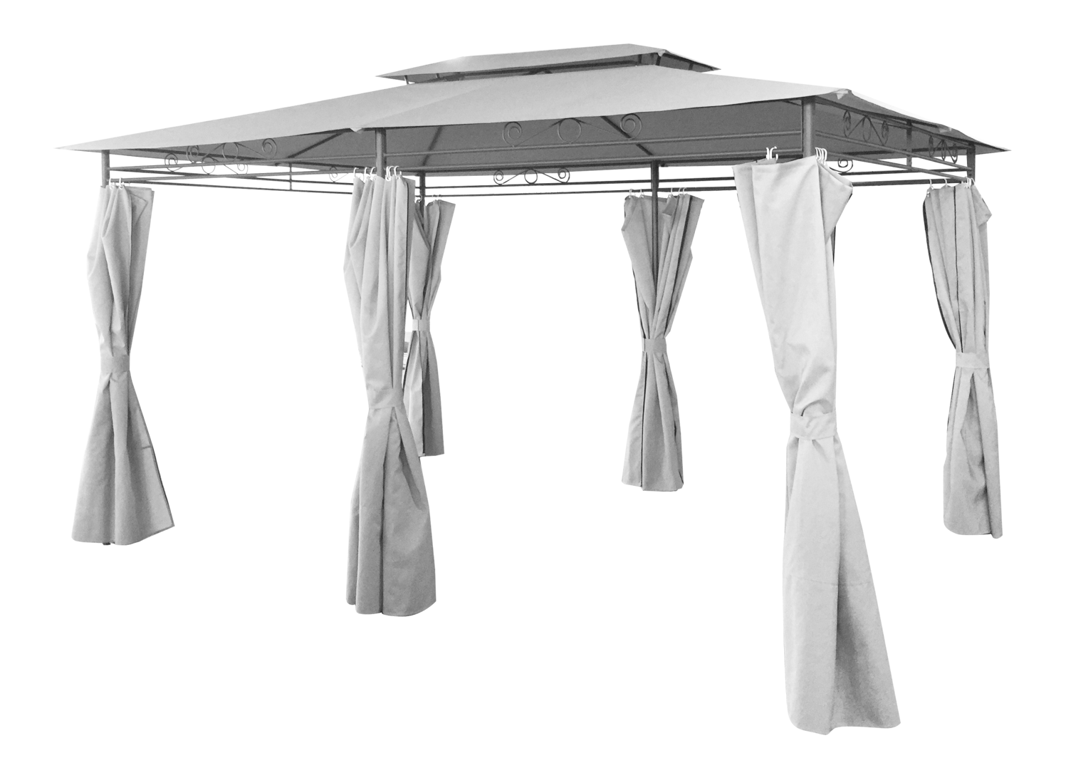 Chomik Záhradný altánok GAZEBO | sivá