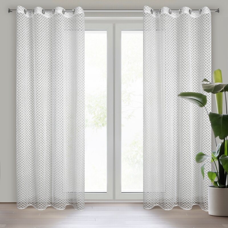 ArtFir Záclona LILY K | biela 140 x 250 cm