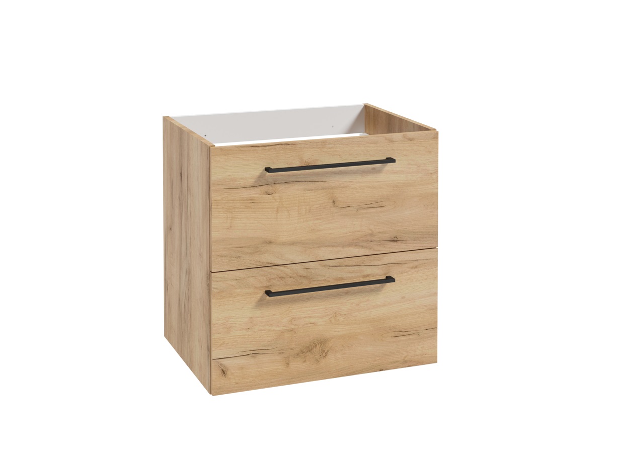 ArtDef Skrinka pod umývadlo FERATA D60 2S/45 | dub craft 60 cm