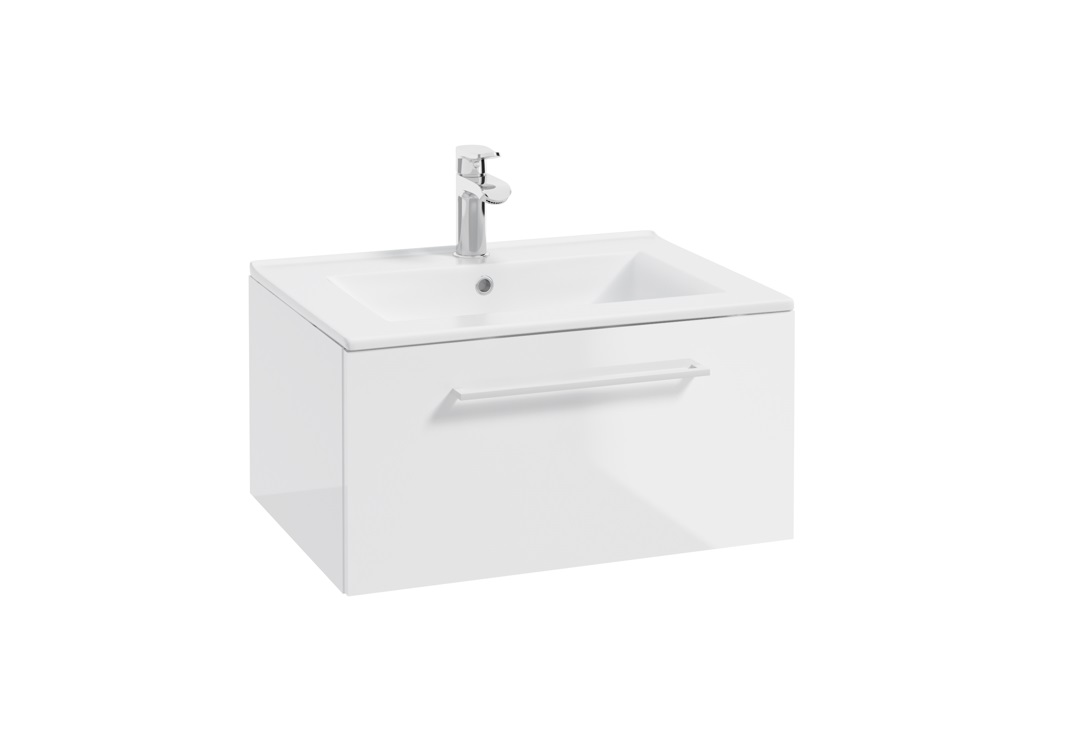 ArtDef Skrinka pod umývadlo FERATA D60 1S/45 | biela 60 cm