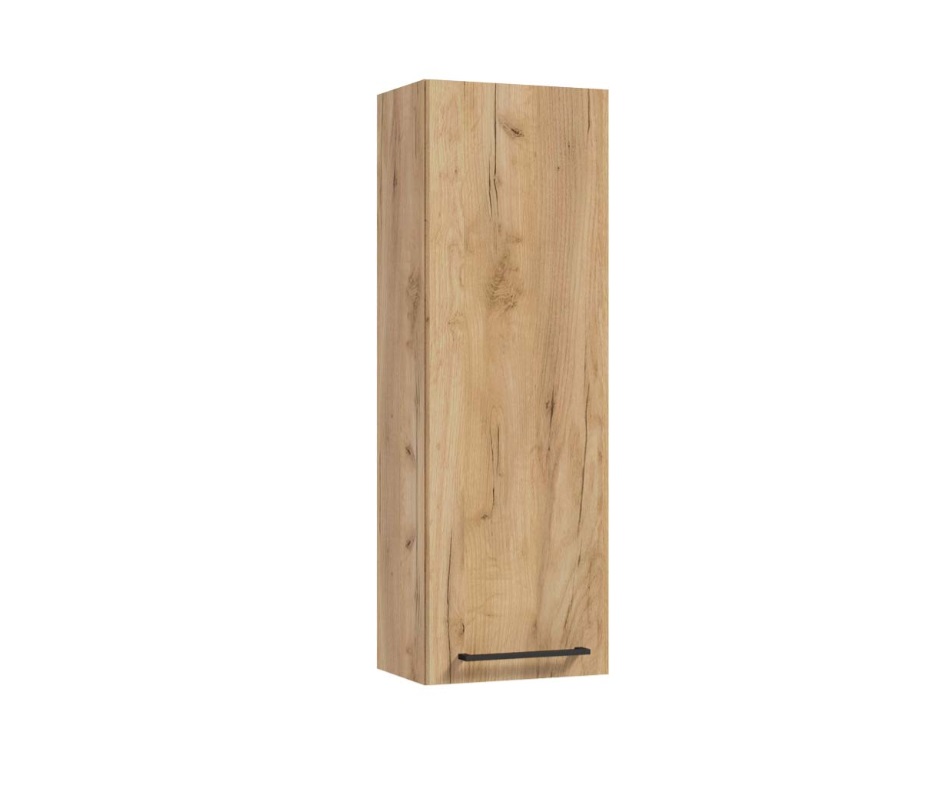 ArtDef Závesná skrinka do kúpeľne FERATA C30 1D/22 | dub craft