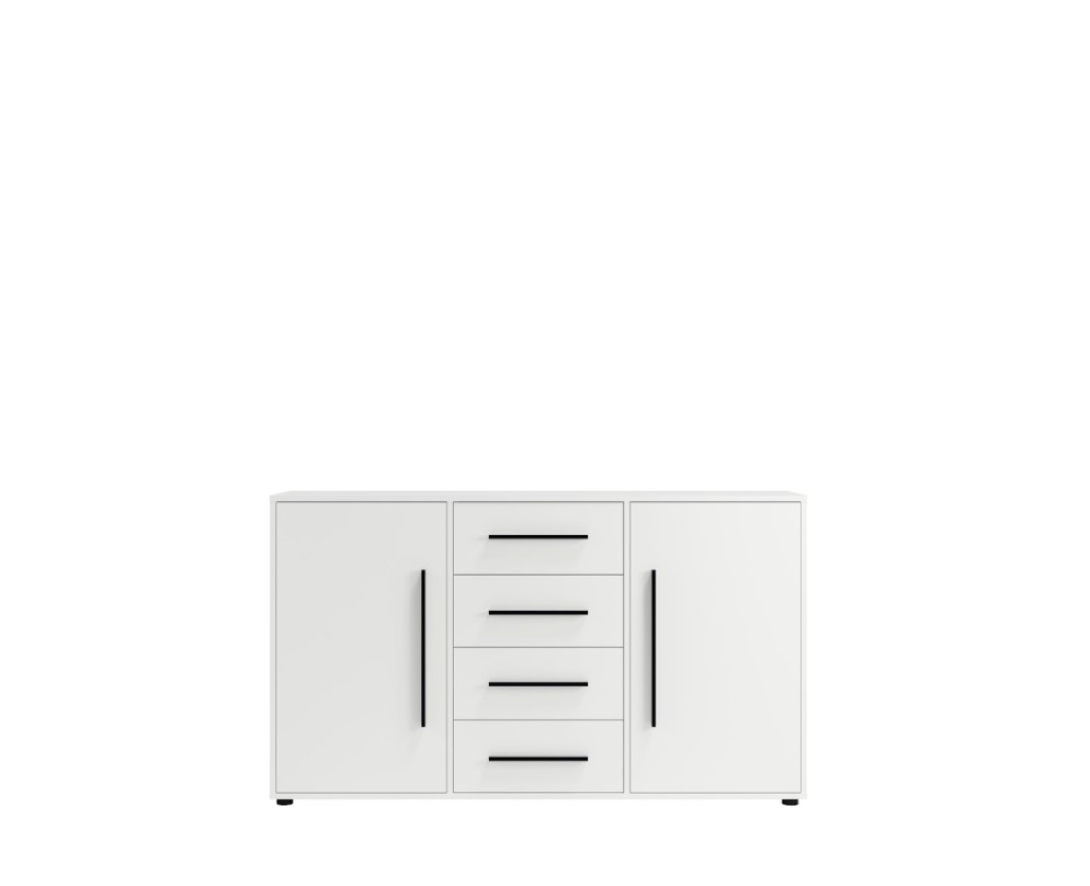 ArtGiB Komoda MAXIONE K2D4SZ | biela