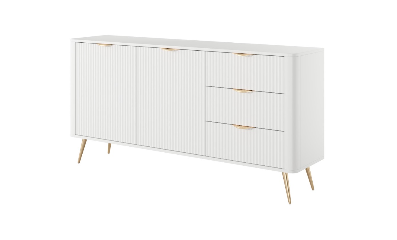 ArtLas Komoda LINA 163 2D23 | biela
