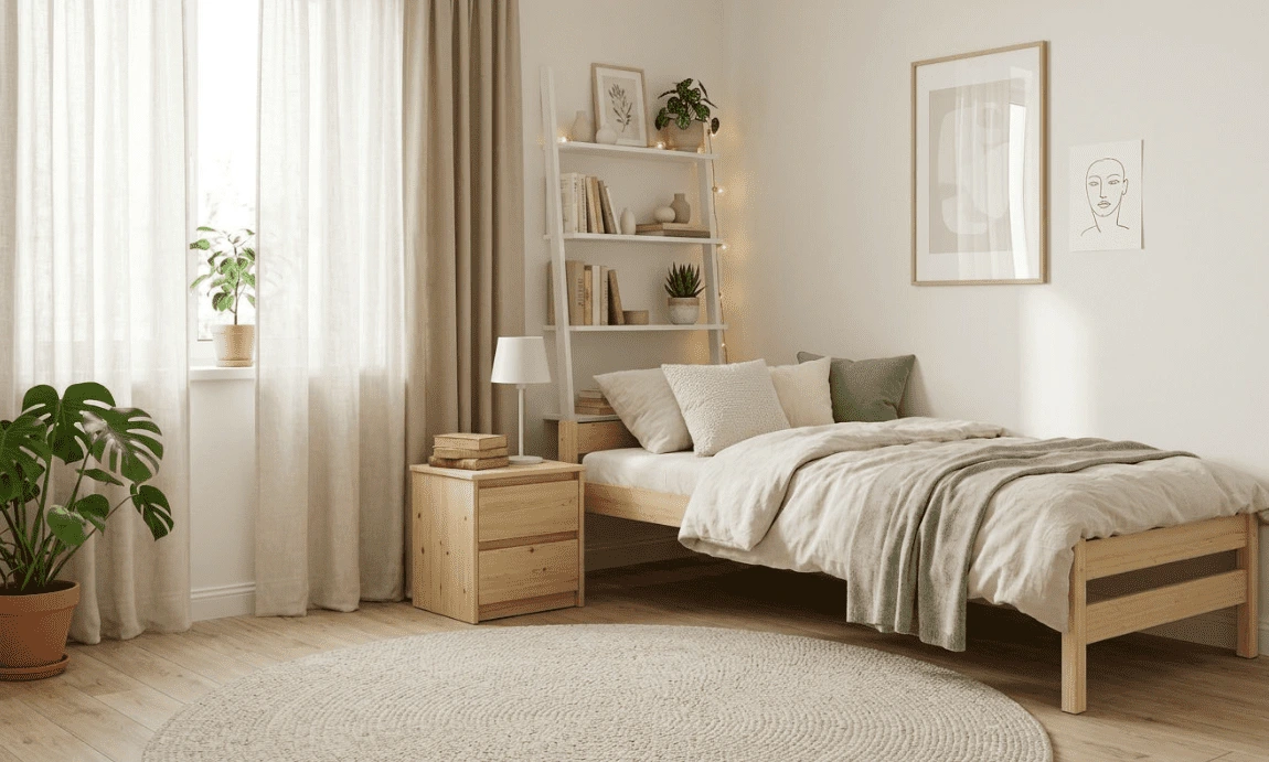 Elvisia Detská posteľ ALEX | borovica 90 x 200 cm