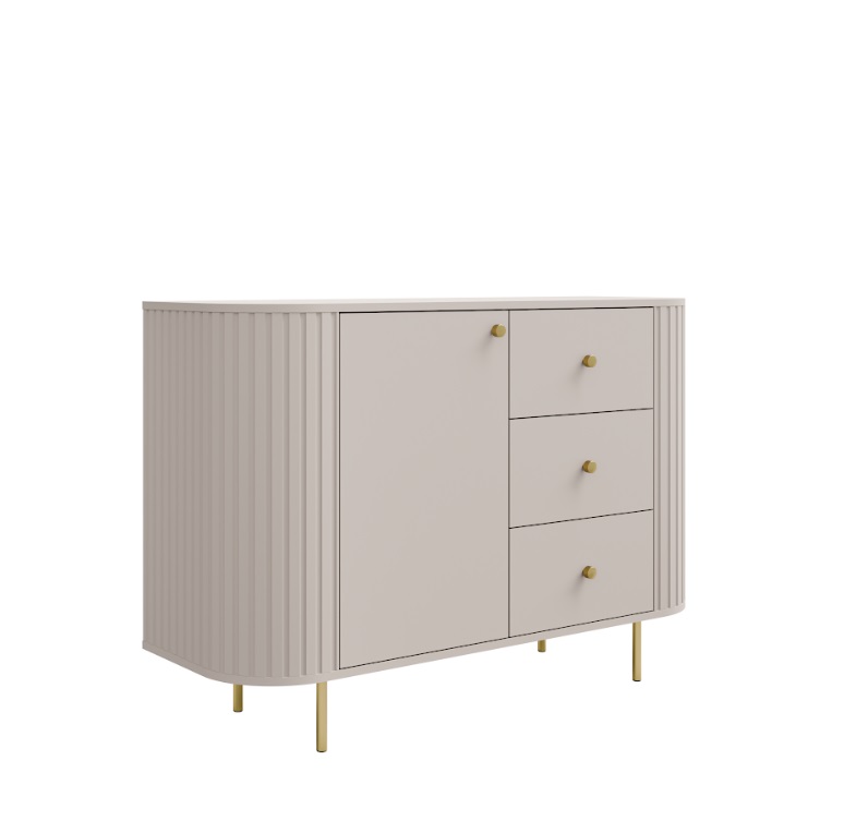 ArtLemp Komoda VAOLIA 1F3S | pieskovo béžová