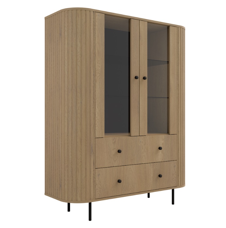 ArtLemp Vitrína VAOLIA 2F2S | dub cremona