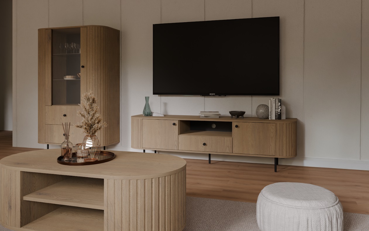 ArtLemp Obývacia stena VAOLIA | dub cremona