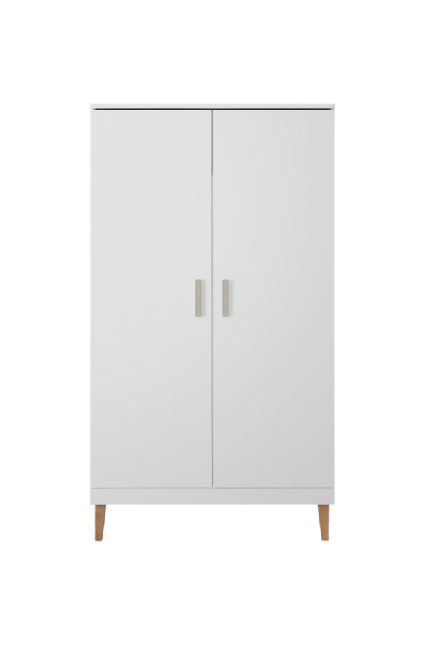Elvisia Šatníková skriňa KUBI | biela