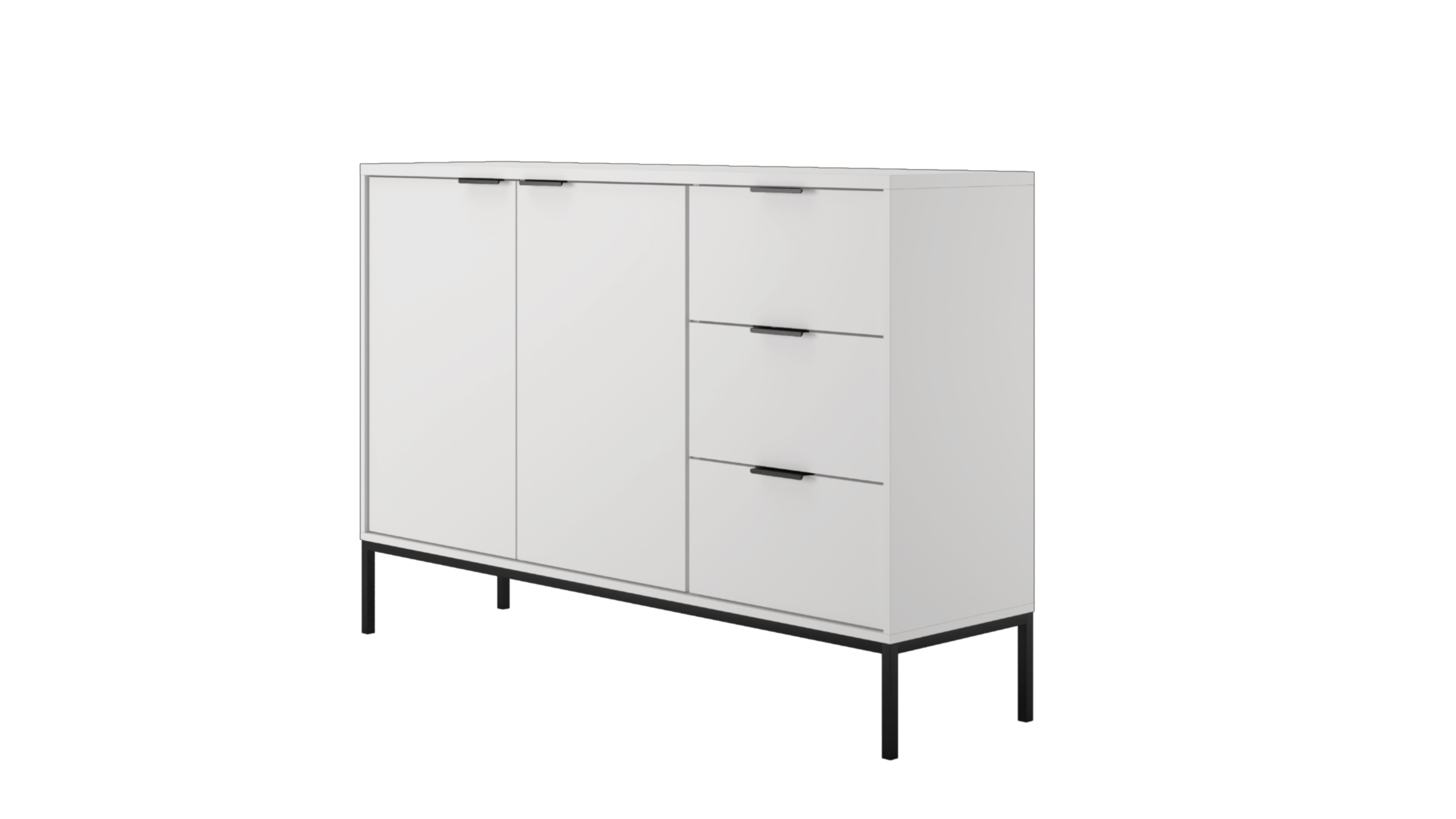 Elvisia Komoda AUSTIN | biela