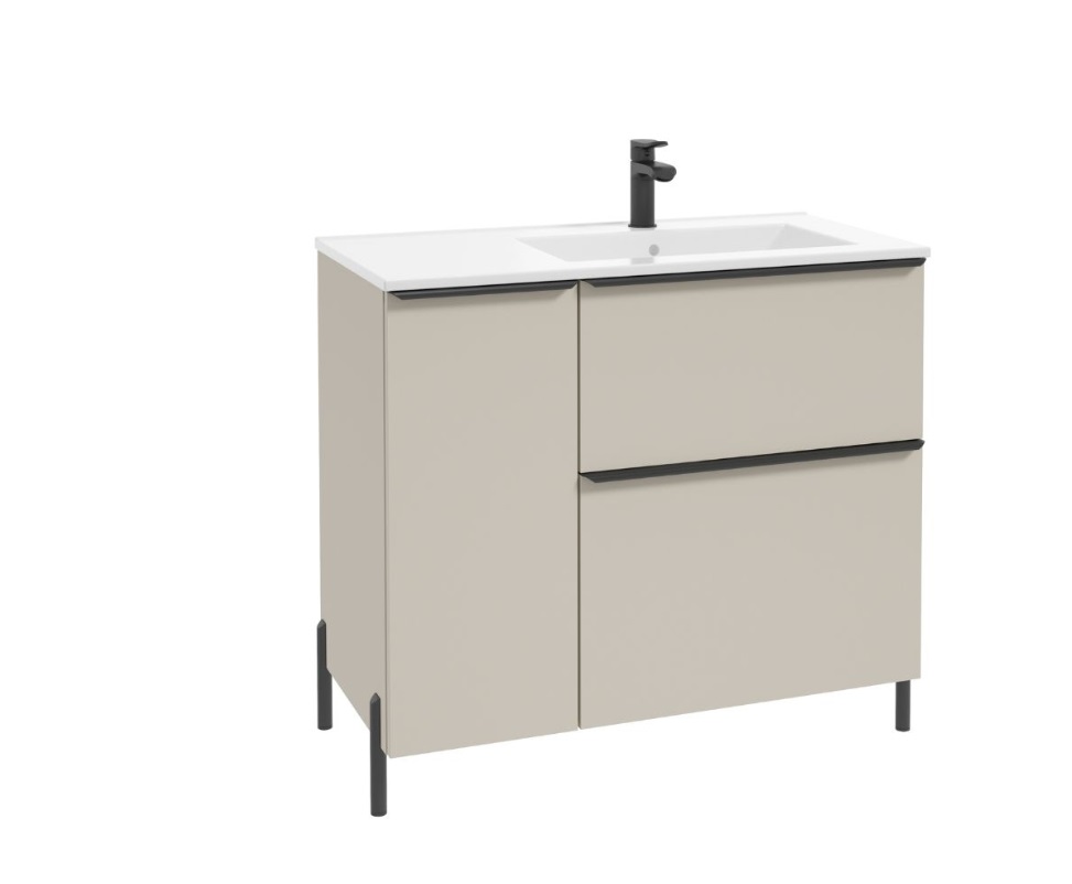 ArtDef Skrinka pod umývadlo NINO CASHMERE | D90 / pravá