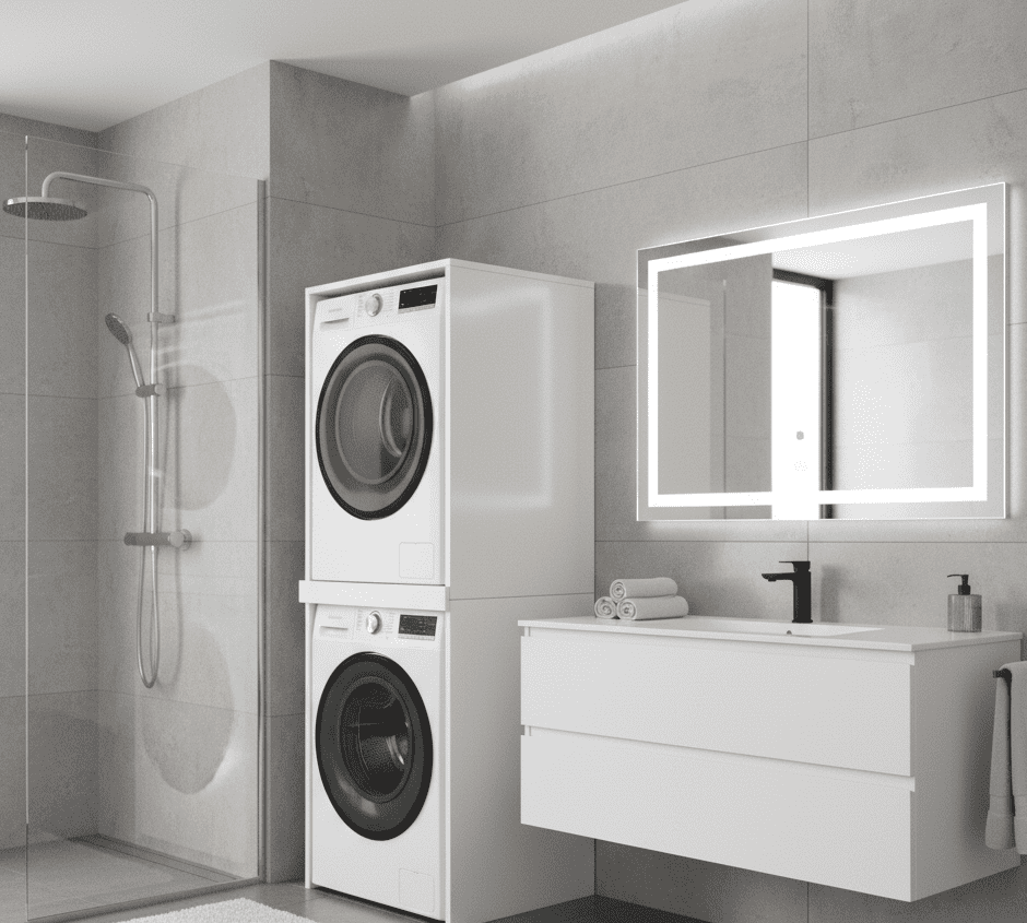 Elvisia Skrinka na práčku a sušičku | biela