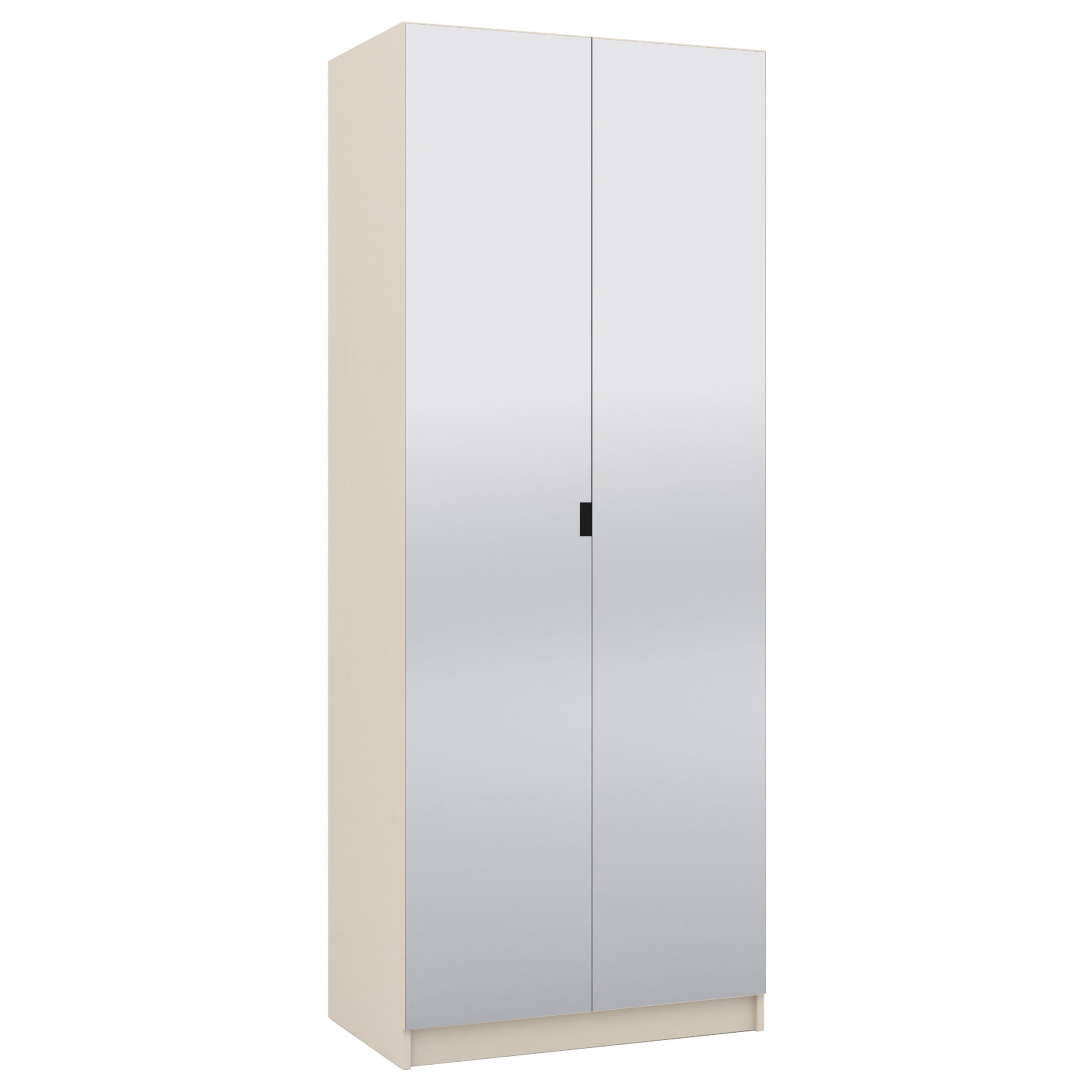 Elvisia Šatníková skriňa FOX so zrkadlom | 80 cm