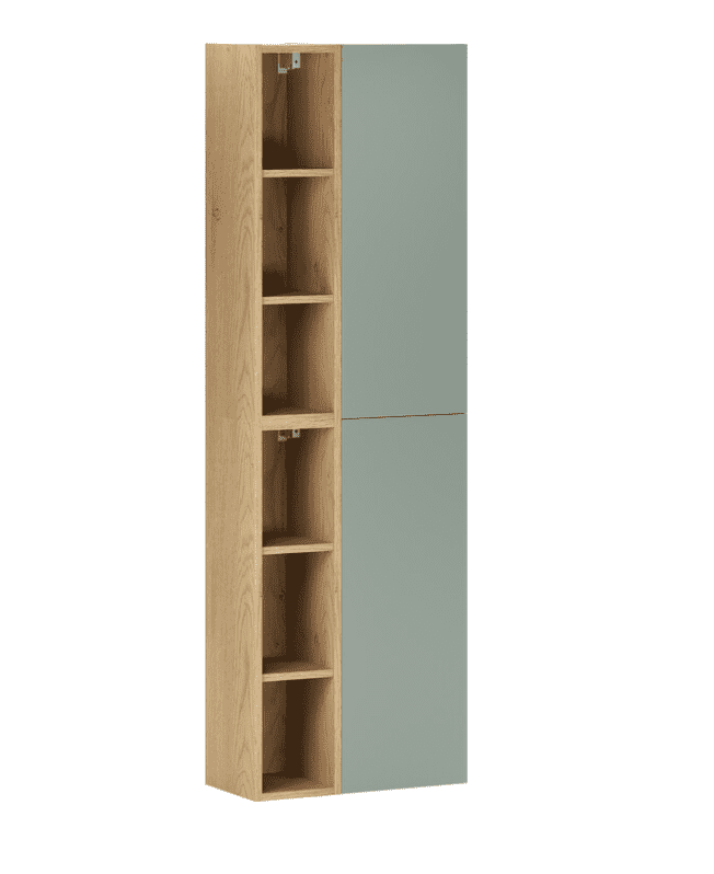 ArtCom Vysoká skrinka ASTER Green ASG 2SP/2UR