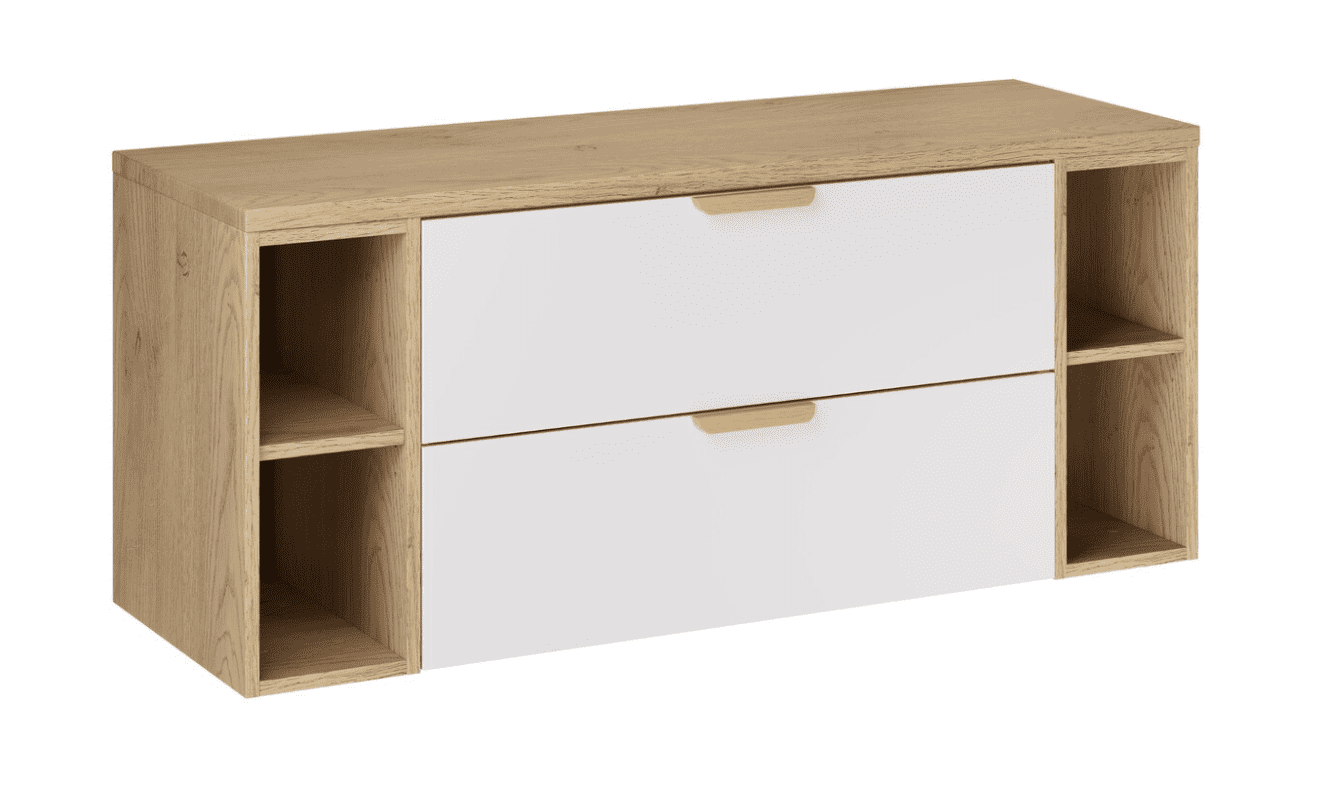 ArtCom Kúpeľňová skrinka s doskou ASTER WHITE LR D120cm | 120 cm