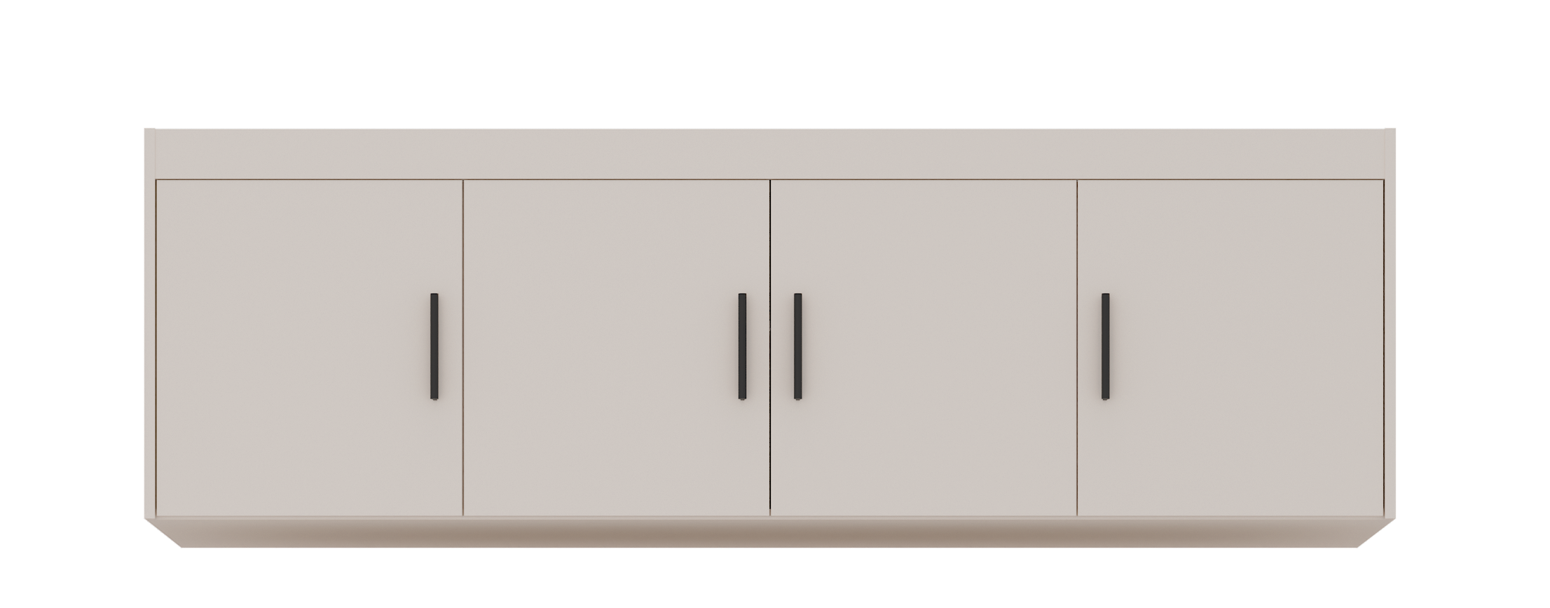 ArtLemp Nadstavec na šatníkovú skriňu ELLEN 4D | pieskovo béžová